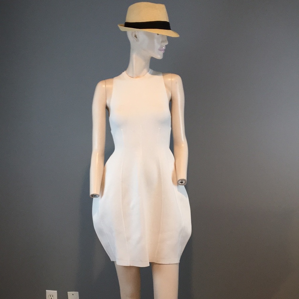 NWT A.L.C. White Body Con Dress Sleeveless XS